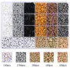 Caixa de Conjunto de Contas de Argila Macia com 24 Compartimentos Transfronteiriça 6mm Contas de Argila Macia Acessórios Kit de Material DIY Feito à Mão para Enfiamento de Contas Contas Soltas