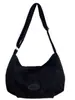 Bolso Cruzado de Gran Capacidad de Alta Gama para Viajes de Otoño e Invierno para Mujer 2026 Nuevo Estilo Marrón Lana Bolso de Hombro Plisado