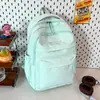 Nueva Moda Estilo Simple Bolso de Doble Hombro Mochila Escolar para Estudiantes Gran Capacidad Multicapa Resistente Duradero Mochila Casual para Hombres y Mujeres