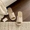 Pantuflas de lino para mujer para primavera y otoño, interiores antideslizantes de suela suave, transpirables, absorbentes de sudor, pantuflas cómodas para parejas, pantuflas de primavera y verano para hombre