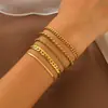 Set de Pulseras Multicapa Nuevo Retro Transfronterizo Europeo y Americano para Mujer Diseño de Nicho Joyería de Moda de Lujo Ligero Venta al por Mayor