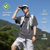 Nuevo de Moda Unisex Exterior Manga Corta UPF50+ Verano Estilo Montaña Protección UV Versátil Casual Secado Rápido Ropa de Pareja