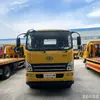 Veículo de Resgate Azul, Caminhão Guincho Jiefang Tiger V, Máquinas de Engenharia, Suporta Plataforma para Carga Pesada de 3-8 Toneladas