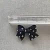Listrado Bolinhas Estampadas Mini Laço Roupa de Boneca DIY Acessórios de Cabelo Materiais Decorativos Acessórios Gravata Borboleta Pequena Acessórios de Joia
