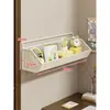 Estante de almacenamiento para pared de dormitorio, no requiere taladro, solución de almacenamiento para mesita de noche, estante de almacenamiento para pared