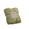 Cobertor de Veludo Tafetá Jacquard 3D de Camada Única Transfronteiriço Linho Acolchoado Cor Morandi Cobertor para Quatro Estações Cobertor de Cama para Casa