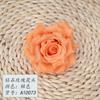 Flor artificial vintage rosa para escritorio, mostrador de oficina, flor de exhibición fresca, cabeza de rosa de diamante europeo