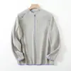 Item Principal! Corte Vertical D Tecido Novo Composto Xadrez Lã Polar Outono e Inverno Masculino e Feminino Outdoor Meio Zíper 9559