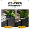 Luces solares de jardín estigma para exteriores luces estigma empotradas para valla luces de pared jardín de villa impermeables automáticas brillantes
