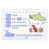 Portatarjetas de PVC esmerilado de doble cara de alta gama creativo, anti-desmagnetización, impermeable, diseño de dibujos animados lindo, portatarjeta de identificación anti-miradas indiscretas