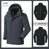 Chaqueta exterior tres en uno de forro polar T800 para hombre y mujer, sudadera de montañismo, ropa de trabajo, personalizable