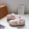 Versión europea de los zapatos de entrenamiento alemanes originales mujer 2024 otoño nuevos zapatos blancos pie pequeño zapatos deportivos casuales BE-6769