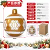 Bolas de Navidad Inflables Decoraciones Navideñas para Exteriores Ambiente Festivo Adornos Colgantes Suministros para Fiestas Navideñas Bolas Decorativas