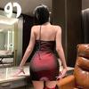 Elegante falda sin tirantes con costuras de malla de doble capa y flores tridimensionales para mujer, falda plisada ahuecada a la cadera, moda sexy Spice Girl adelgazante