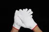 Luvas de Proteção do Trabalho Luvas de Nylon Luvas de Nylon Espessado Fio Branco Luvas de Fábrica Anti-Desgaste Trabalho Atacado Luvas de Fio Proteção