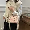 Bolsa Cruzada Pequeña Estilo Bosque para Niña Linda, Bolso de Hombro de Pana con Diseño de Nicho Ins, Bolso Cruzado para Salir a Diario, Bolsa Pequeña