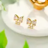 Pendientes para Mujer Aguja de Plata S925 Artefacto para el Cuidado del Oído Pendientes de Nicho Estilo Bosque Mini Pendientes Elegantes Versátiles Joyería