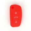 Adecuado para funda de llave de coche plegable de 3 botones Audi A1 con gota de pegamento estándar, funda protectora para control remoto en stock al por mayor