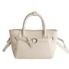 Bolsa de Mão Moda Estilo Coreano Yuezi para Mulheres 2026 Primavera Nova Bolsa de Ombro Transversal Simples Elegante Nicho para o Dia a Dia