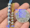 Plata de Ley S925 Retro Engrosado Macizo Cuentas de Pez Pulsera Trenzada Pulsera Collar Cordón DIY Accesorios de Precisión