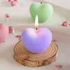 Molde de Silicona con Forma de Corazón Curvo 3D de Resina de Cristal DIY Amapola para Velas Aromáticas y Adornos de Yeso