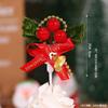 2025 Decoração de Bolo de Natal Plug-In Floco de Neve Espelhado Árvore de Natal Fada Bolo de Feriado Decoração Fita Prateada