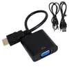 Cable de Conversión HDMI a VGA HD Cable Adaptador HDTV a VGA Monitor Computadora Proyector HD /VGA