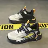 Zapatos para Niños, Zapatos Deportivos para Niños, Superficie de Cuero Impermeable, Zapatos Casuales para Correr para Estudiantes de Primaria, Zapatos Ligeros de Suela Suave para Niños Medianos y Grandes, Zapatos de Papá
