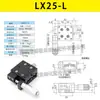 Plataforma de Deslocamento no Eixo X Lx40/60/80/90/125 Ajuste Fino Manual Óptico Estágio de Deslizamento de Translação Unidimensional