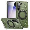 Funda para Teléfono Móvil Samsung S25Ultra 360 Magnética con Soporte de Anillo para Pantalla Completa Funda Protectora para Teléfono Móvil A54 Anti-Huellas Dactilares