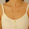 Joyería de Moda Transfronteriza Europea y Americana Versátil Collar Largo en Forma de Y Accesorios de Cadena para Suéter de Concha Marina Caracola Perla para Mujeres