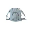 Bolsa de Hombro Transparente Azul Burbujeante Sal Marina Chica Anime Diseño de Cordón Bolsa de Estudiante Bolso Cruzado