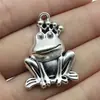 34X25Mm 8.8g Acessórios para Joias DIY Feito à Mão Animal Fofo Sapo Sapo Príncipe Sapo de Boca Grande Pingente
