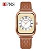 Reloj de Cuarzo Ofns Reloj de Cuarzo de Moda Popular Transfronterizo Estilo Simple Elegante Escala Romana Reloj Impermeable para Estudiantes