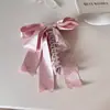 Pinza de Plátano con Lazo de Lunares Rosa Femenino para Mujeres, Pinza Vertical para Cola de Caballo Alta, Pasador para la Parte Posterior de la Cabeza