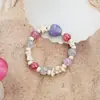 Pulsera de cerámica de Jingdezhen al por mayor pulsera antigua con cuentas popular arte pequeño fresco dulce nueva joyería de pulsera china