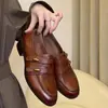 Zapatos Mocasines Planos de Encaje con Lavado Color Nuevo Estilo Retro Zapatos sin Cordones para Mujer Estilo Británico Zapatos Pequeños de Cuero
