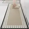 Tapete de Piso para Cozinha Antiderrapante à Prova de Óleo para Casa Lavável Sem Lavar Entrada Resistente à Sujeira Diatomita Tapete para Banheiro Vaso Sanitário