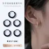 Brincos de Resina para Piercing de Orelha para Homens e Mulheres, Novos Brincos de Argola Coloridos da Moda, Brincos Versáteis Estilo Coreano para Estudantes