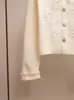 Ropa de Mujer de Gama Alta de Shenzhen Estilo Nuevo de Primavera Elegante Suave Estilo Socialité Chaqueta Cardigan de Punto Bordada con Cuentas Pesadas