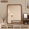 Tocador Espejo Plateado Espejo de Maquillaje Espejo de Pared Escritorio de Madera Espejo de Pie Espejo de Cuerpo Entero Espejo de Piso Tocador