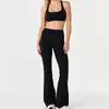 Conjunto de ropa deportiva para fitness y yoga de pierna acampanada Chen Shijie, conjunto de yoga realzador de busto, conjunto deportivo para culturismo