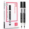 Bolígrafo de pizarra blanca borrable Deli S536 para niños y profesores, con rotulador negro, rojo y azul, fácil de borrar para reuniones de oficina.