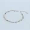 Pulsera de Amor de Cristal Runxin para Mujer Moda Pulsera Suave de Diamantes Joyería Ola Fresca de Verano Pulsera de Circonita