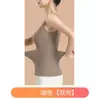 Chaleco cálido de doble bolsillo más chaleco de bolsillo para mujer, terciopelo alemán, cálido para el abdomen y protección del vientre, cálido para el estómago, sin costuras, adelgazante, cepillado de doble cara