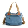 Nueva Bolsa de Lona Transfronteriza Europea y Americana para Mujer, Bolso de Hombro Casual para Mujer, Bolso Cruzado de Lona para Mujer, Bolso Casual de Gran Capacidad