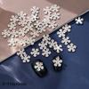Nuevo Copo de Nieve Navideño Transfronterizo Metal Diamante Joyería Manicura Uñas Hueco Diamante Completo Manicura Uña Usable Joyería de Diamantes
