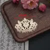 Estilo Antiguo Ramas y Hojas de Flor de Fénix Simétricas Izquierda y Derecha Accesorios de Aleación Accesorios para el Cabello Hechos a Mano Corona de Cabello Accesorios de Bricolaje Liquidación