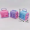 Accesorios para Casa de Mascotas, Arenero Interior para Perros Pequeños y Gatos, Accesorios para Mascotas, Cochecito de Mascota de Juego para Niños al por Mayor