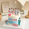 Decoración de Pastel para el Día del Médico 8.19: Ángel Vestido de Blanco Protegiendo la Vida, Agradecido por Tenerte, Inserto Decorativo para Hornear